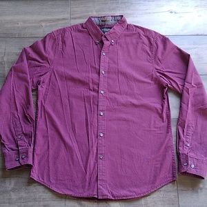 Denim & Flower Ricky Singh Long Sleeve Shirt Mens Medium Cotton
